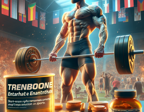 Kurzzeitige Leistungssteigerungen: Die Rolle von Trenbolon enantat im Sport