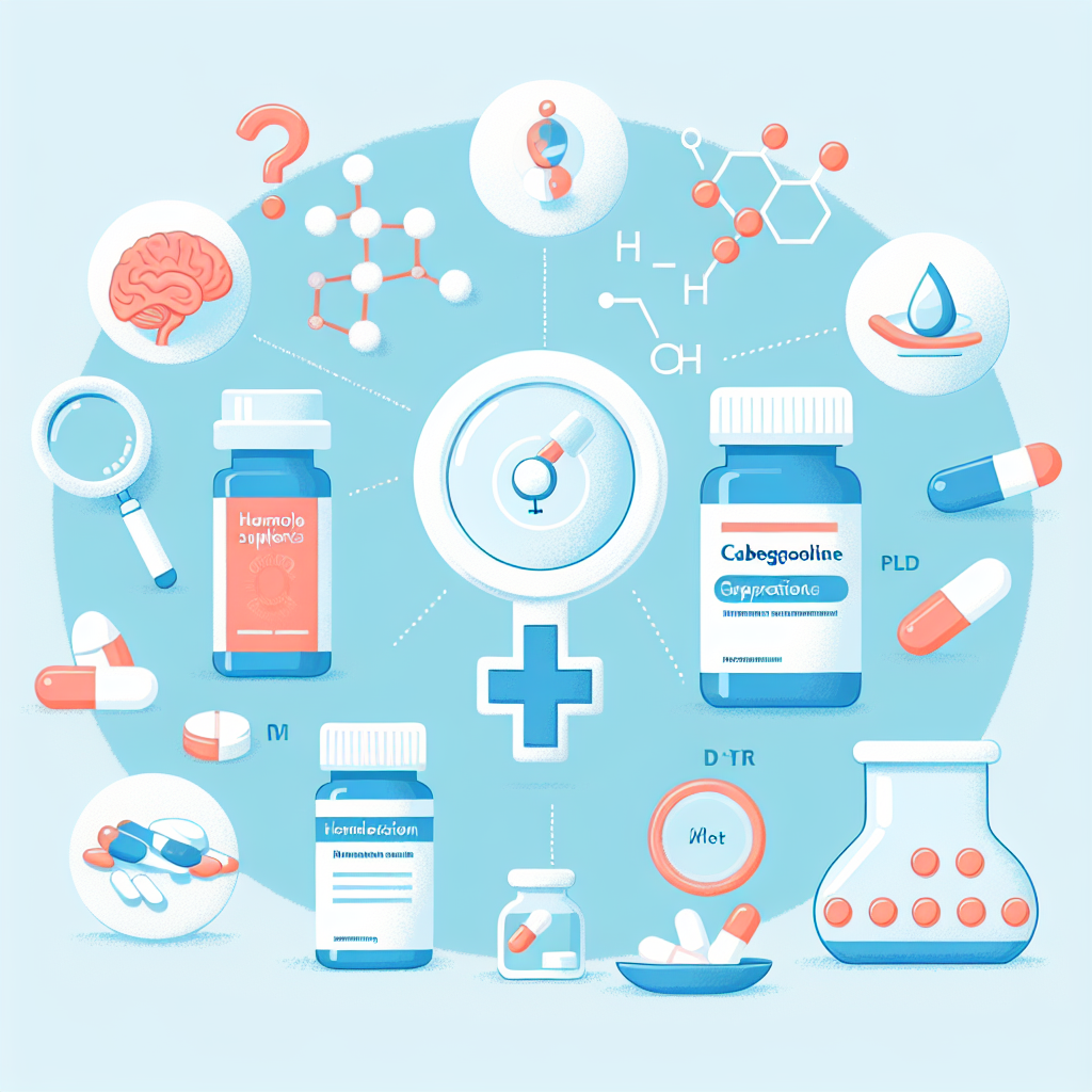 Mögliche Wechselwirkungen von Hormonpräparaten bei Frauen mit Cabergolin