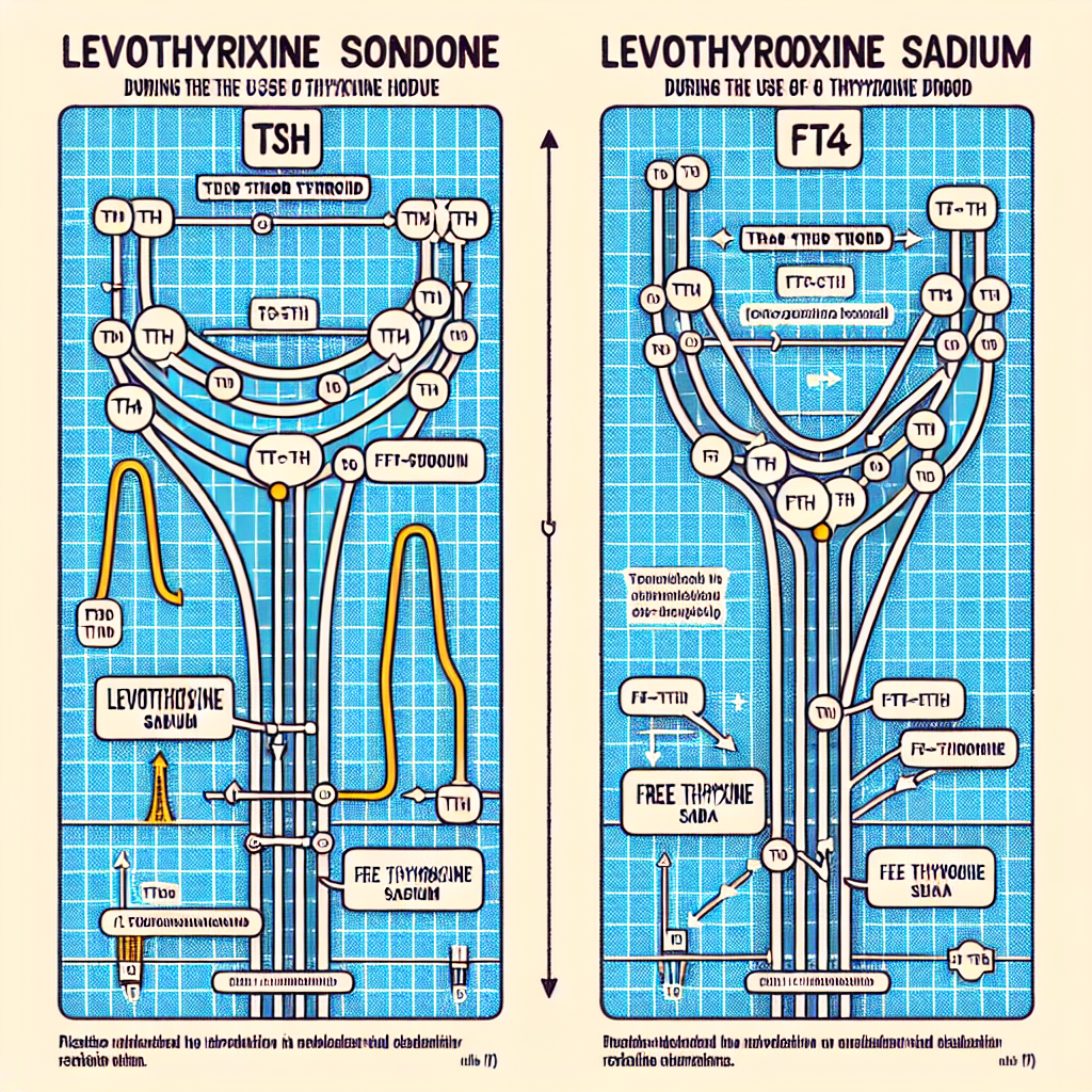 Unterschied zwischen TSH und FT4 bei der Anwendung von Levothyroxine sodium